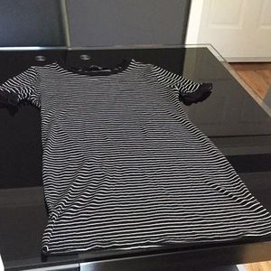 New! One Clothing Black and White Shirt Dress!